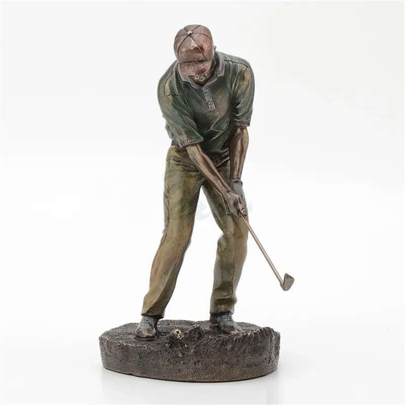 Художественная Скульптура GOLF MAN креативное украшение фигурка статуя из