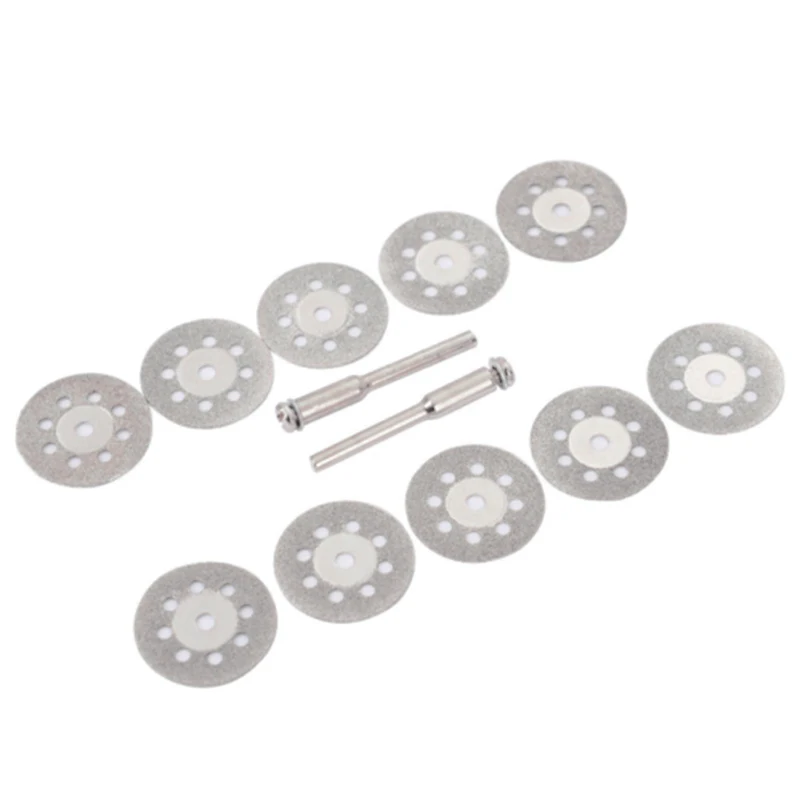 

12 Pcs Rotary Tool Circular Saw Blades Cutting Wheel Discs Mandrel Cutoff Tool