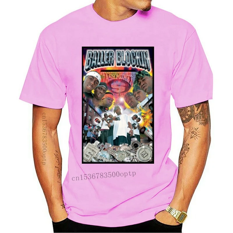 

New CASH MONEY MILLIONAIRES BALLER BLOCKIN T-SHIRT TRAP MUSIC RAP TEE MENS BLACK