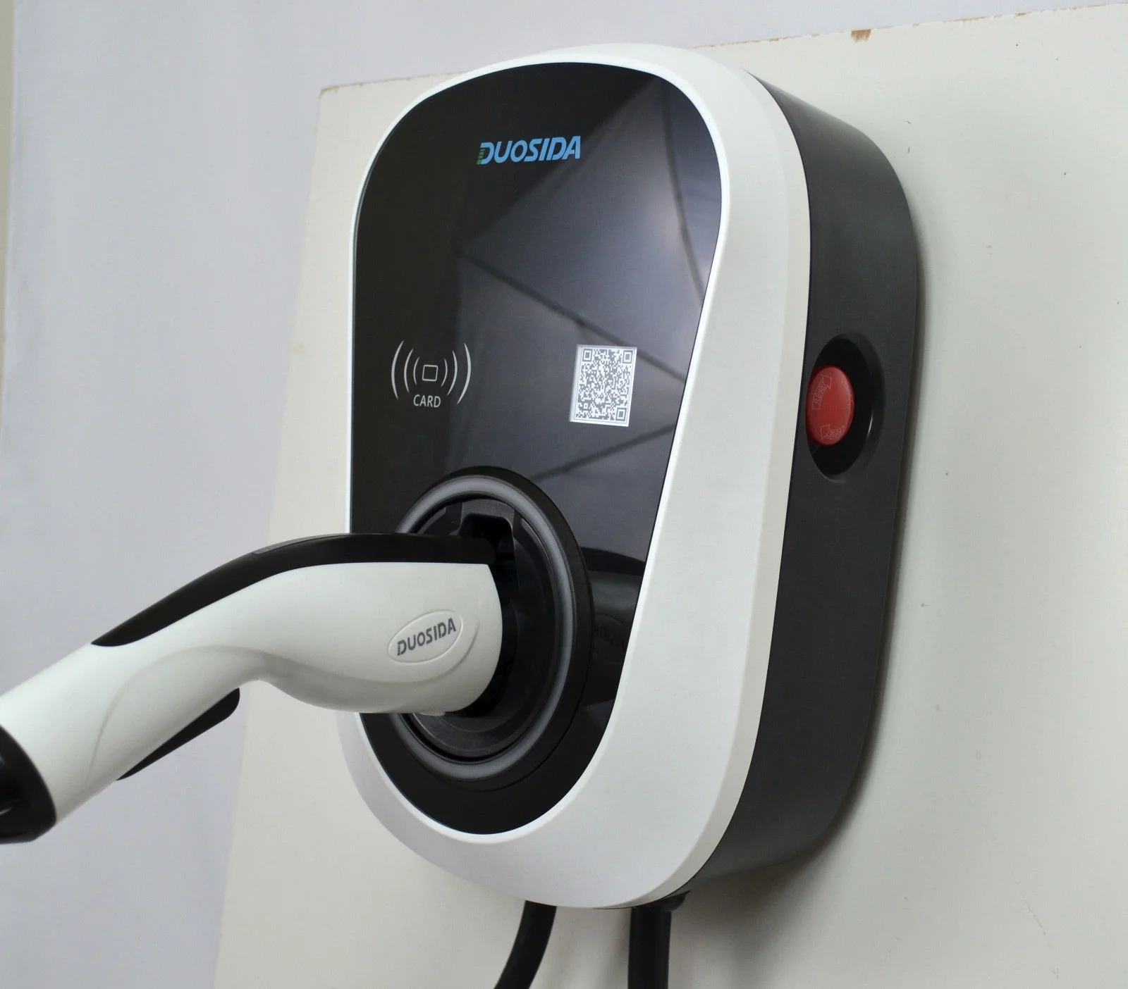 

Duosida CE 32A 7.2kw wall mounted Level2 type1 J1772 charging pile charging station with OLED screen