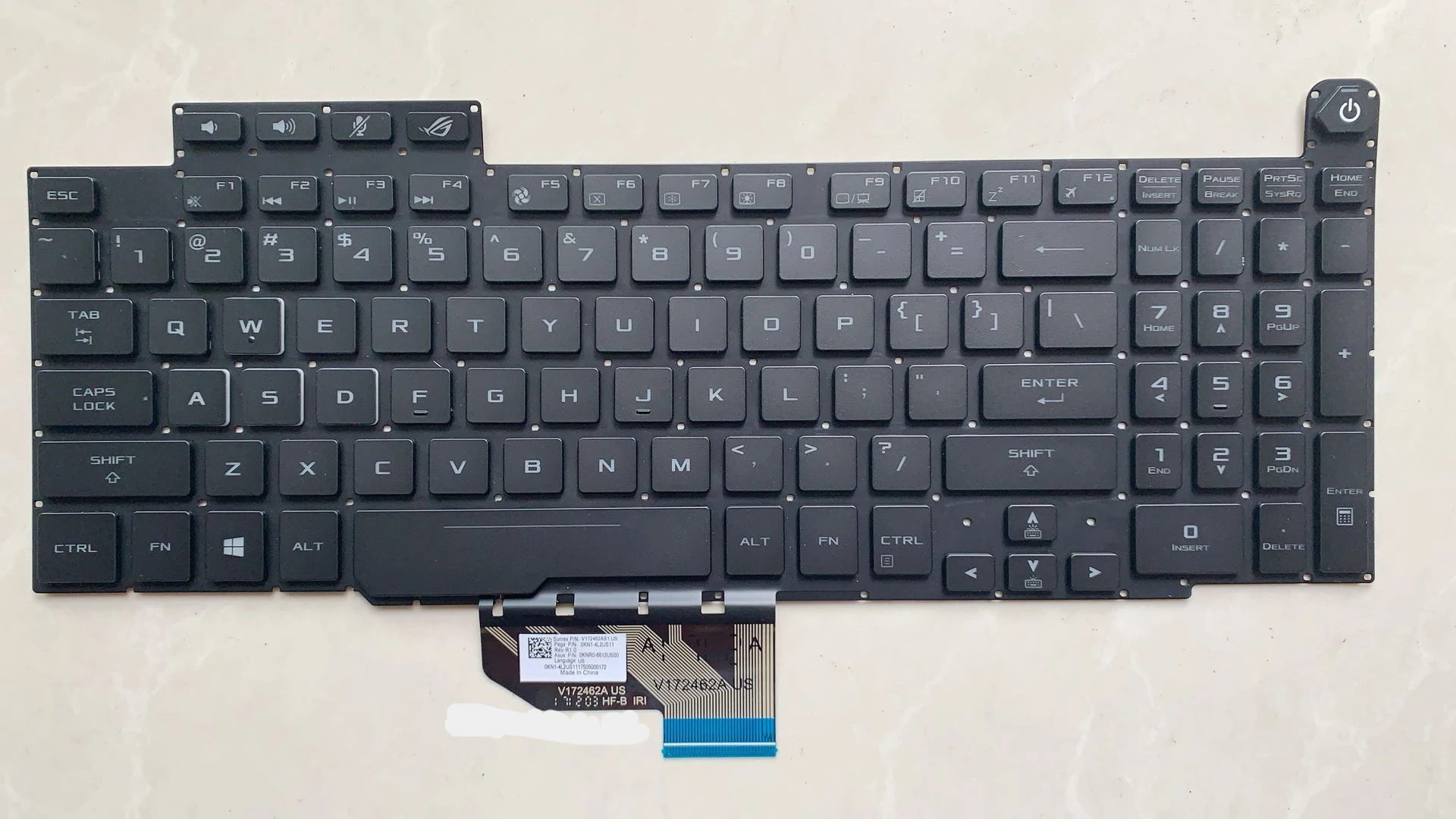 Новая клавиатура US для Asus ROG Zephyrus GM501 GM501G GM501GM GM501GM-WS74 с подсветкой