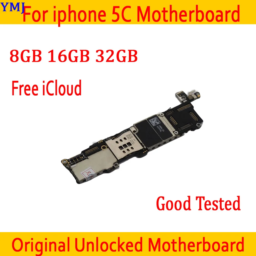 Оригинальная разблокированная материнская плата 8 ГБ 16 32 для iphone 5C с полными