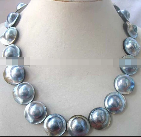 

AA Южное море Mabe Пресноводная жемчужина ожерелье