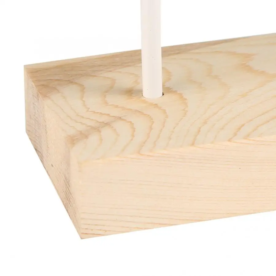 Портативный 2 слойный Железный деревянный держатель для серег гвоздиков