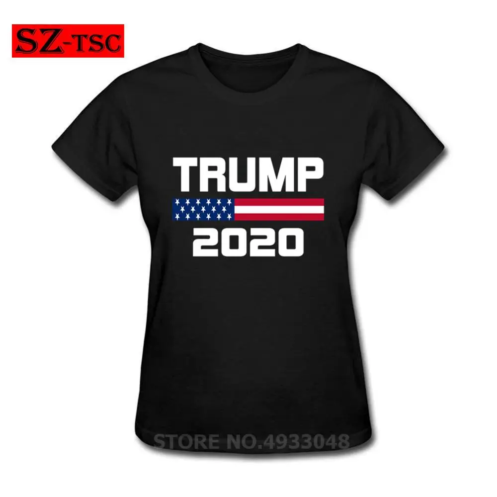 Летняя креативная футболка с американским флагом большой Дональд Трамп США 2020