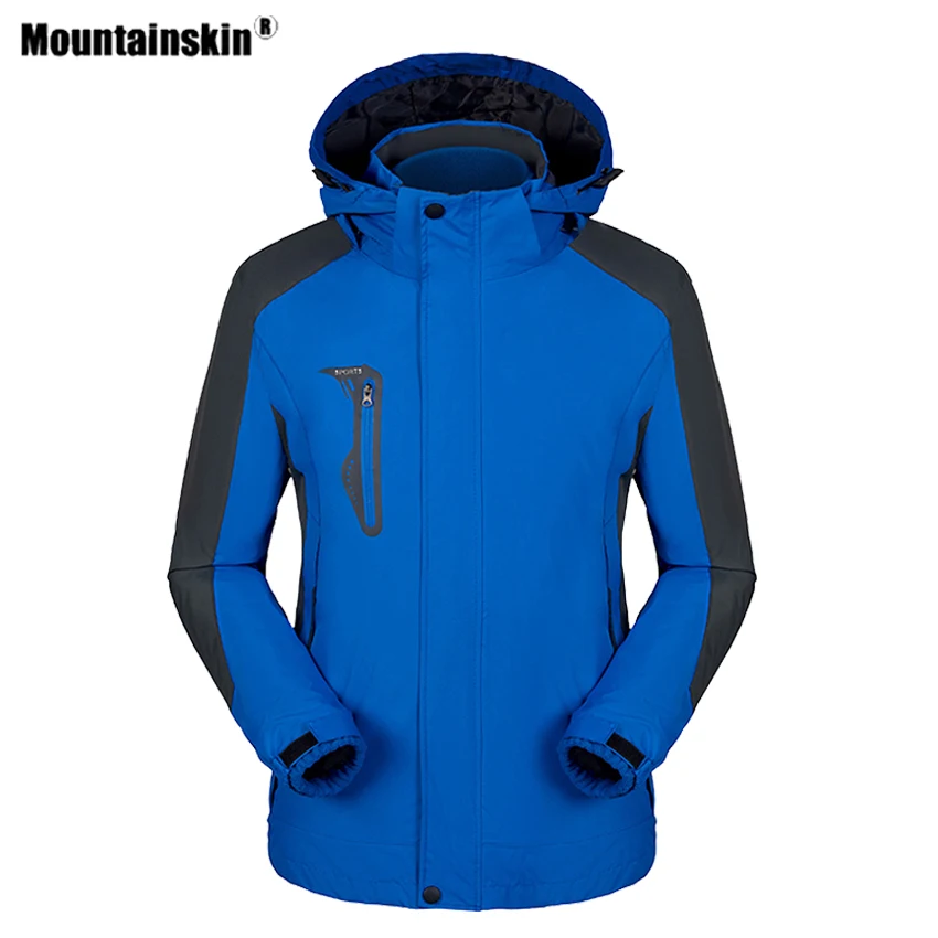 Mountainskin мужские походные куртки из 2 предметов уличные спортивные толстые теплые