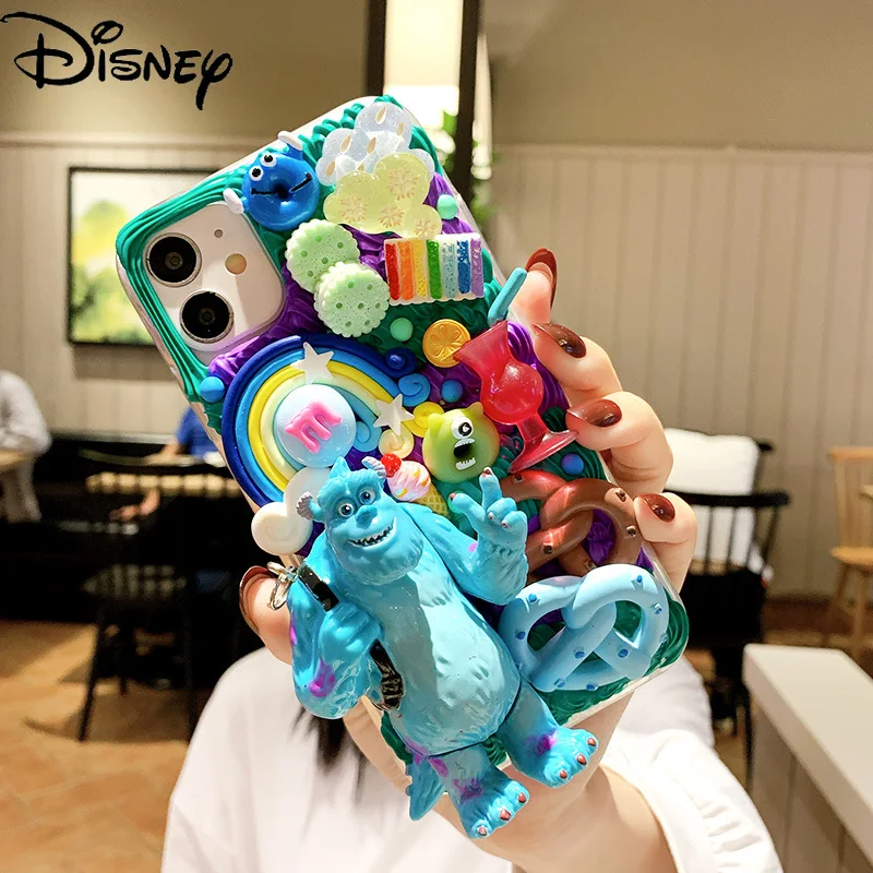 

Disney Cartoon Cute Monster Creative Handmade DIY Phone Case for Huawei Nova7 7se Nova5/5i pro/3e 3/nova7pro/