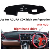 taijs factory classic sport protective polyester fibre car dashboard cover for acura cdx high configuration right hand drive