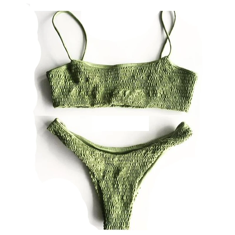 Бикини 2021 женский купальник бюстгальтер пуш-ап с вкладышами бандажный комплект