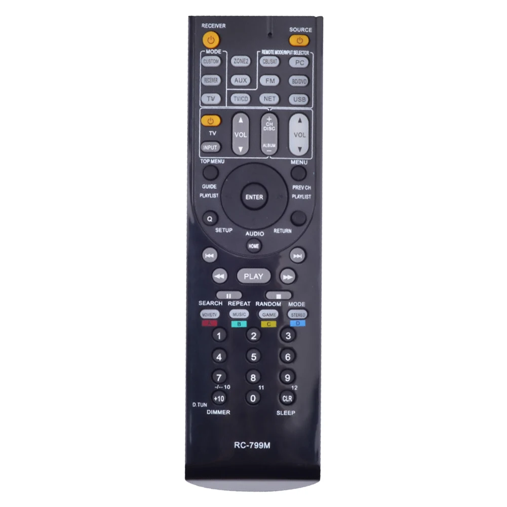 RC-799M Replacement Remote Control Entertainment TV Accessories Hotel Easy Operate Home Compact Audio Video Receive For ONKYO |