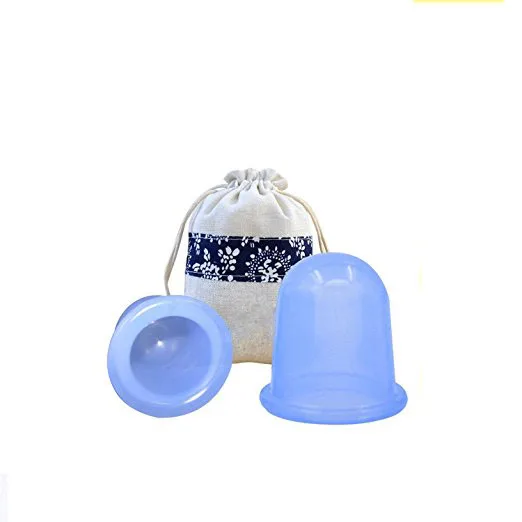 

2pcs Silicone Massage Cupping Set For Cellulite Body Massage Suction Cups Therapy And Stress Reduction 1 Large And 1 Medium
