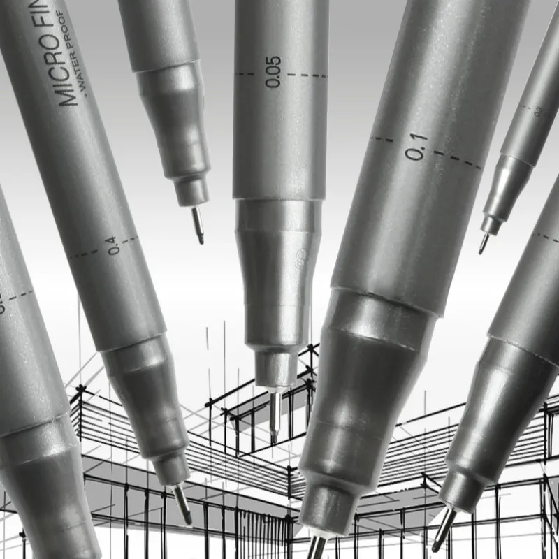 Микро игольчатая ручка тонкий лайнер ручки Ручная роспись пигментный