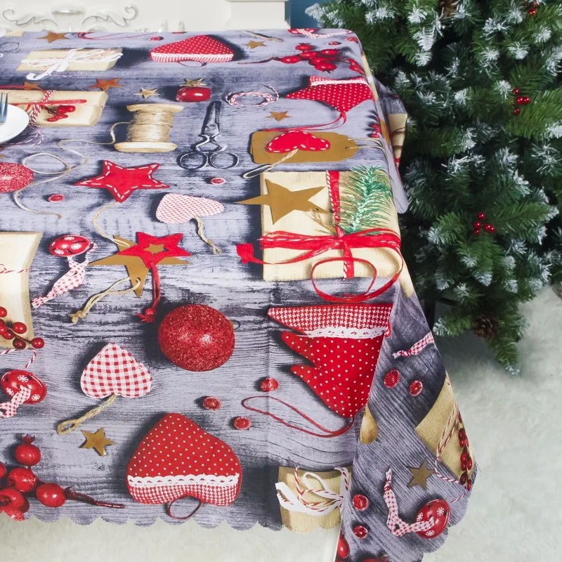Рождество прямоугольник декоративные скатерти обеденная скатерть Ресторан