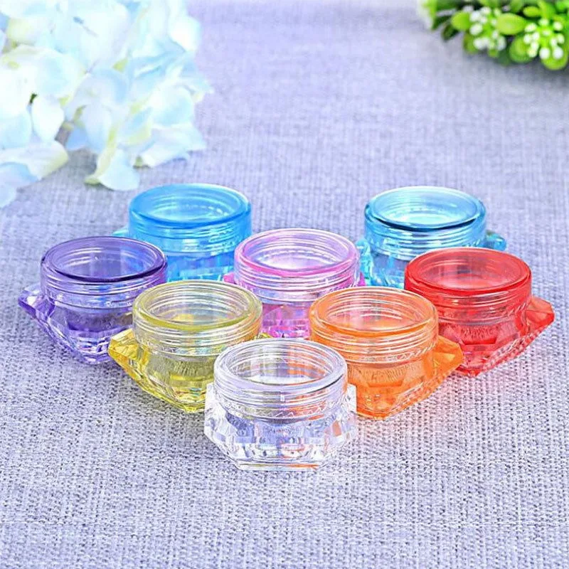 

Empty Sample Vials Jar Pot Container Fit Makeup Cosmetic Face Cream Lips Balms Pigment Nail Art Glitter bead Dropshipping
