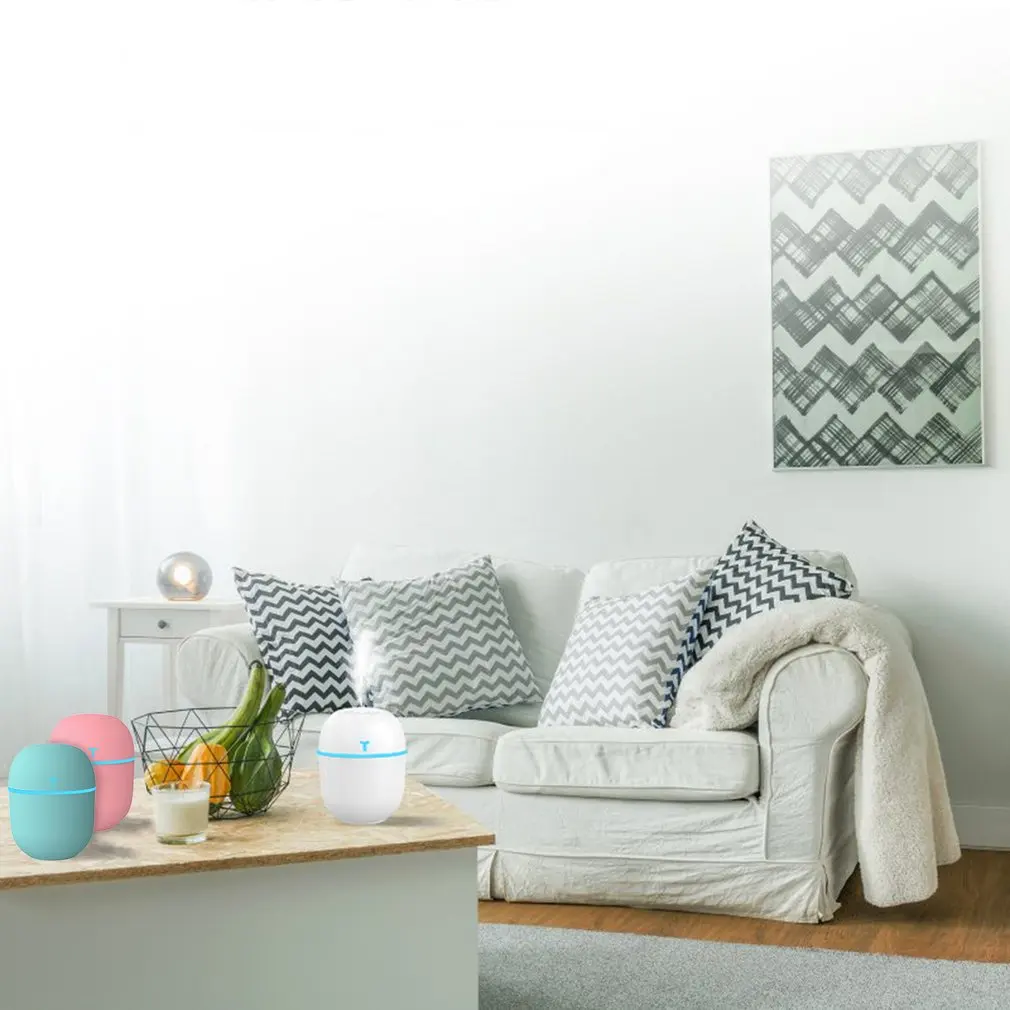 

200ML Mini Ultrasonic Humidifier USB Air Atomizers Night Light Aroma Essential Oil Diffuser for Home Car LED Mist Maker Fogger