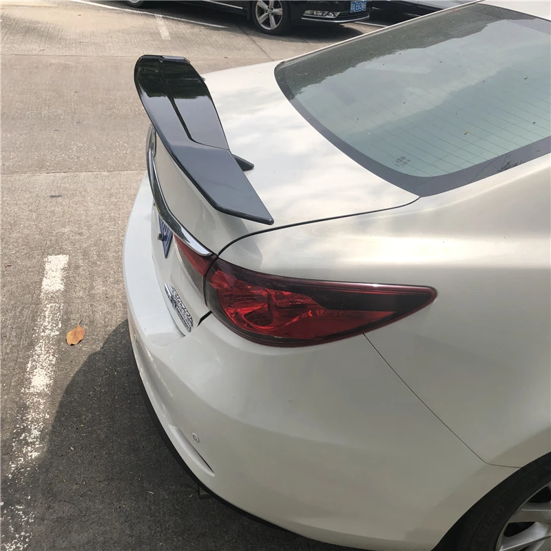 Спойлер для Mazda 6 Atenza 2016-2019 каркасный спойлер TF материал ABS праймер заднего крыла