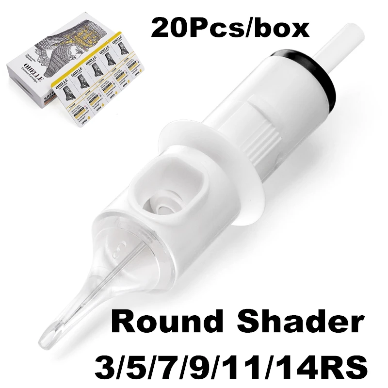 20 шт./кор. одноразовые полу татуаж татуировки картридж игла RL/RM/M1/RS принадлежности