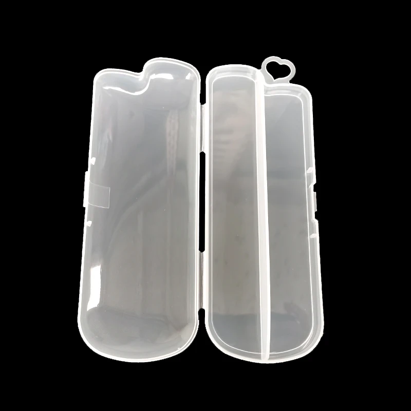 Прозрачная коробка для хранения силиконовая ложка грудничков Еда детский ящик