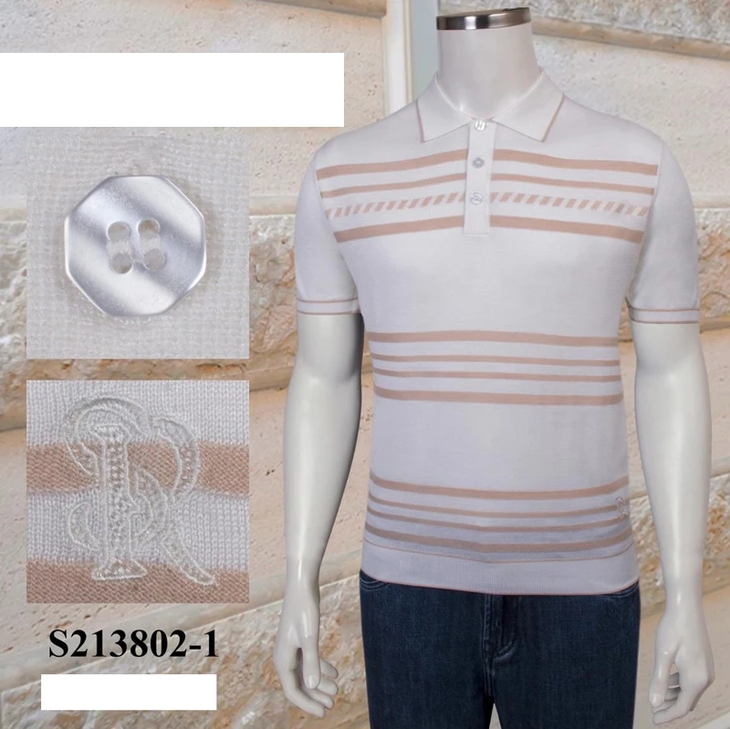 

Billionaire polo shirt silk men 2021 New Business summer short sleeve zipper Comfortable Breathable elasticity M-4XL