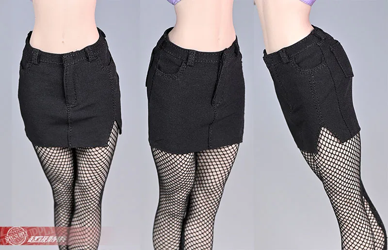 1/6 женская короткая юбка-солдат юбка с разрезом модель одежды подходит для 12