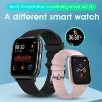p8 smart watches men r66 wristband ip67 waterproof sport watch full touch fitness tracker body temperature heart rate monitor