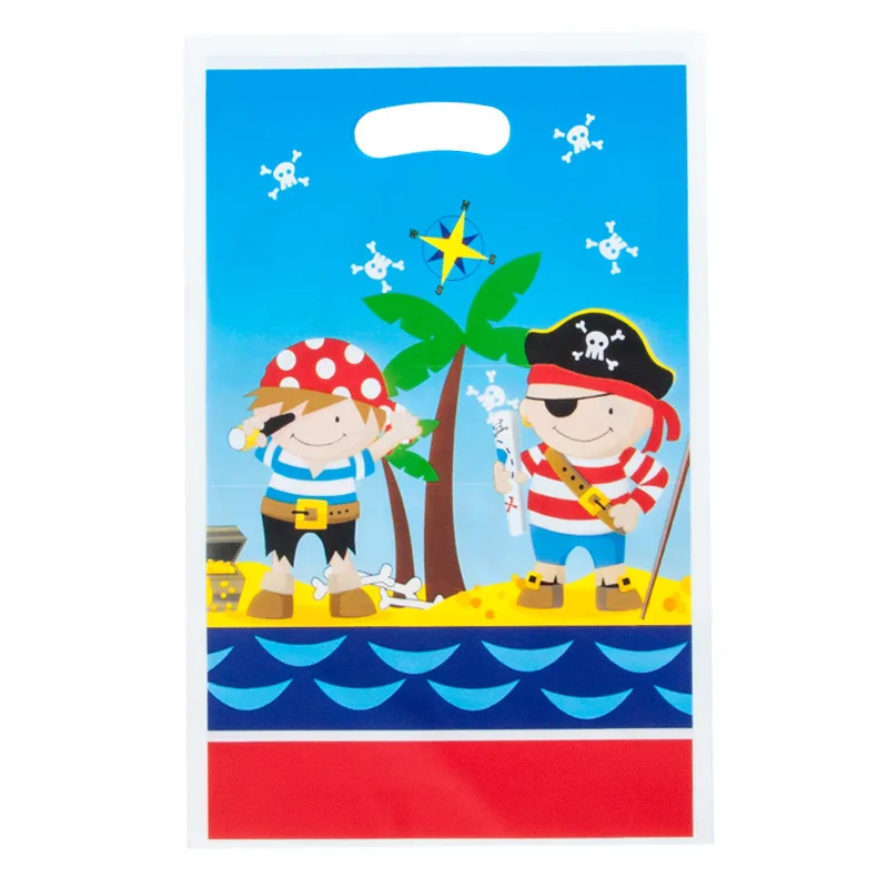 10 шт мультяшный пластиковый подарочный пакет для дня рождения украшения детей