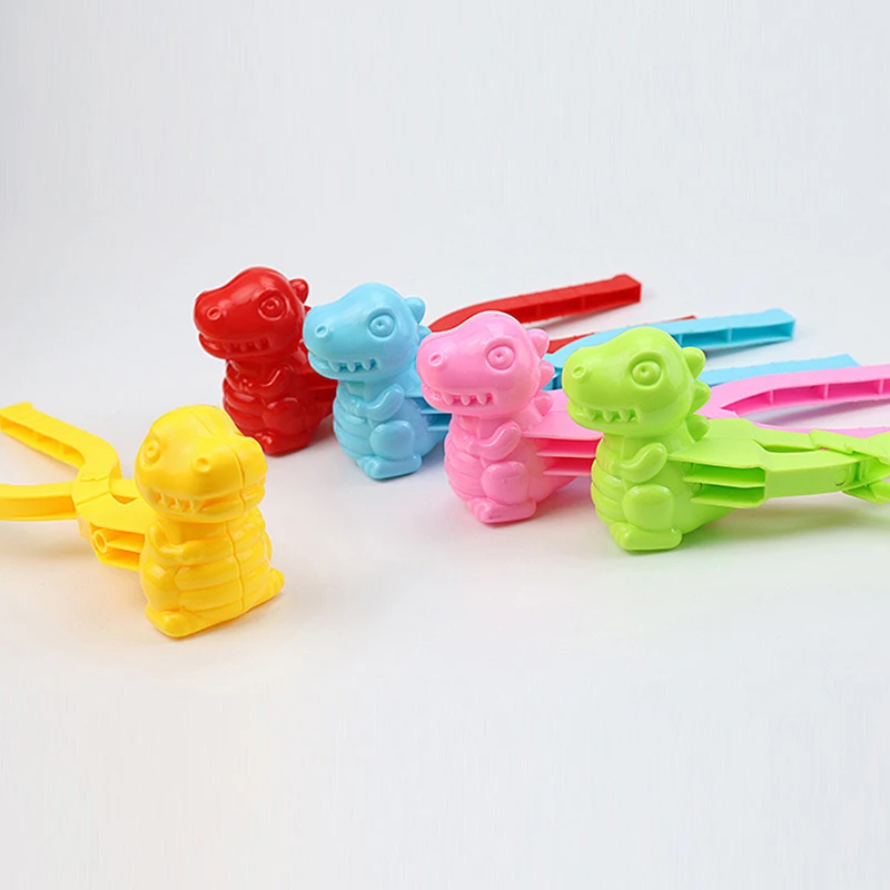 

Toys Sport Creative Dinosaur Snow Snowball Maker Clip Maker and Mold Tool New