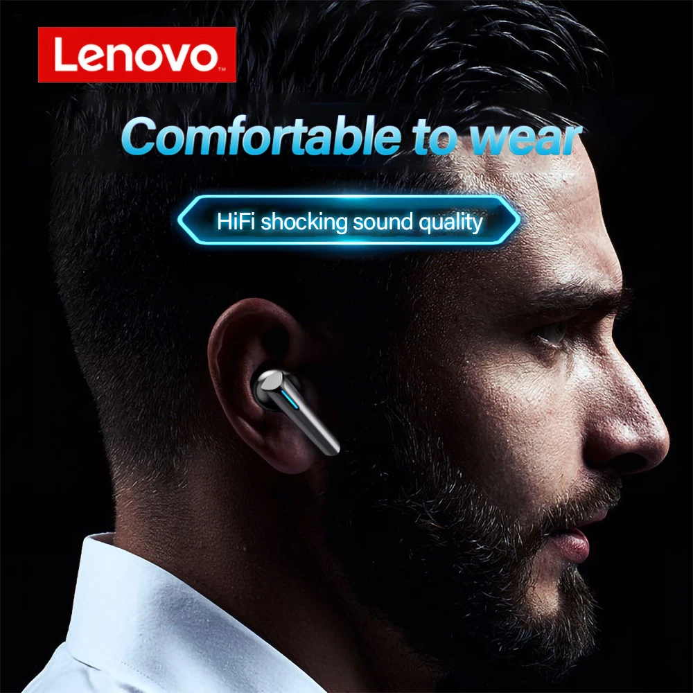 Игровая bluetooth-гарнитура Lenovo xg02 tws с низкой задержкой беспроводные наушники