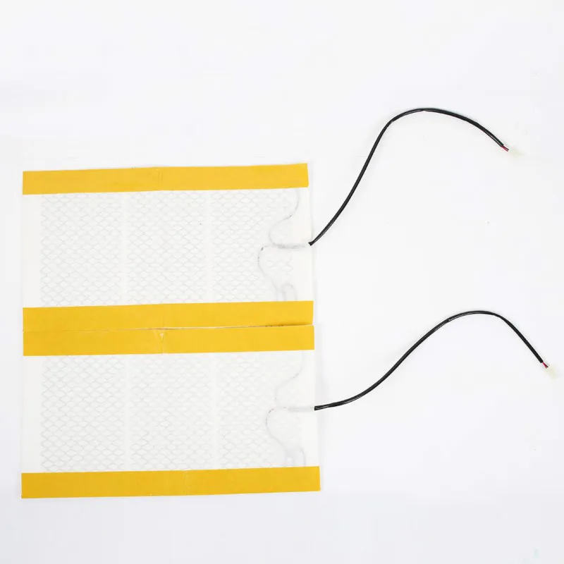 2 шт./компл. 12V углеродного волокна автомобиль подогрев сидений подогреватель