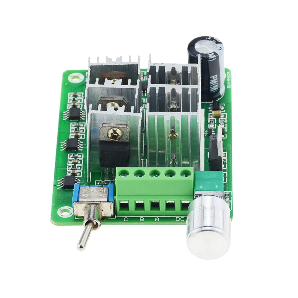 1PCS 15A Three-Phase Sensorless Brushless Motor Speed Controller Explosive Fan Drive DC 5V-36V 6V 9V With Potentiometer Switch |