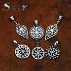 Стальной солдат норсе мифология викингов талисман шаблон кулон ожерелье из нержавеющей стали аксессуары ювелирные изделия для мужчин