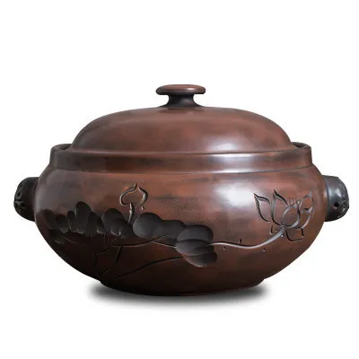 Китайский Yunnan паровой горшок фиолетовый песок куриный отпариватель ресторан