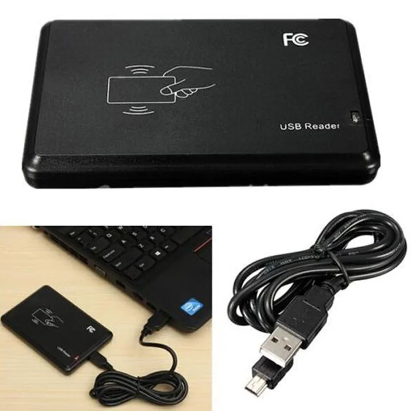 USB RFID 1 шт. 125 кГц считыватель смарт-карт портативный бесконтактный датчик