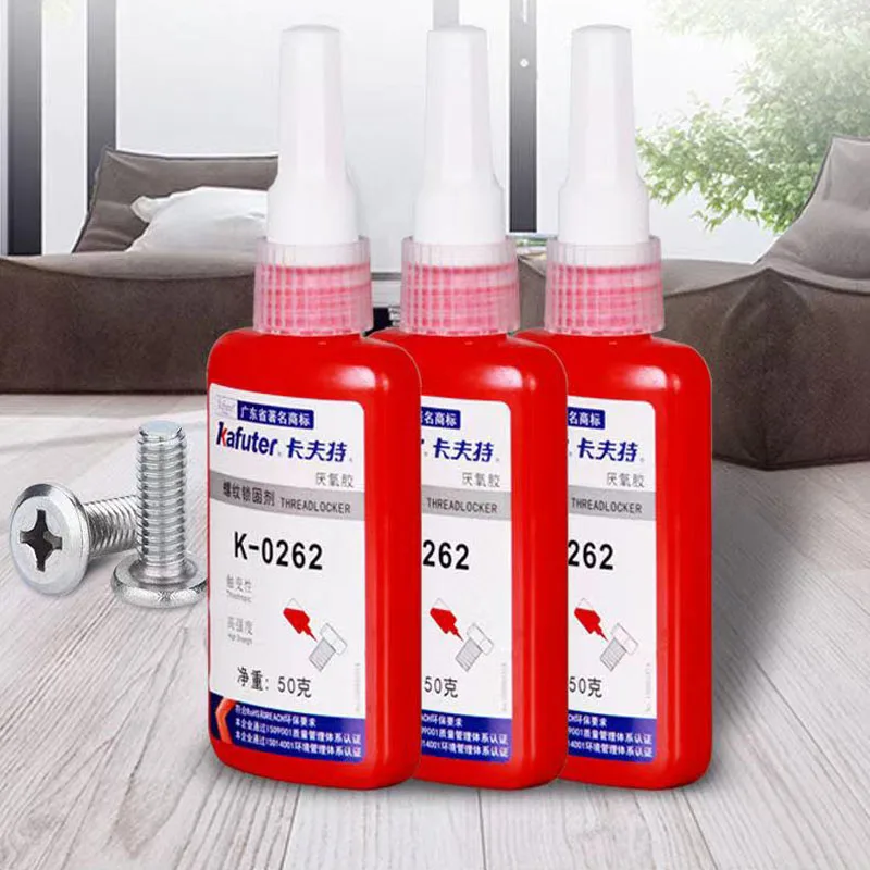 

1pcs 10ml Screw Glue Thread Locking Agent Anaerobic Adhesive K-0262Glue Oil Resistance Fast Curing for Metal