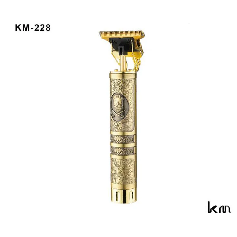 

kemei hair clipper km-228 USB rechargeable hair clipper oil head clipper hair carving beard trimmer engraving hairline hollow