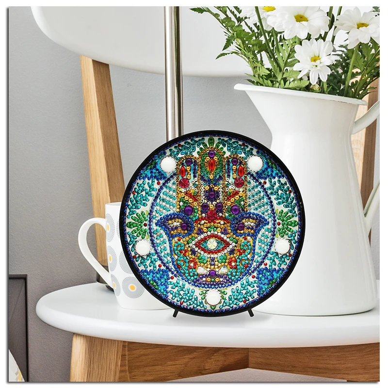 Алмазная живопись &quotсделай сам&quot лампа &quotмандала&quot 5D алмазная вышивка пейзаж