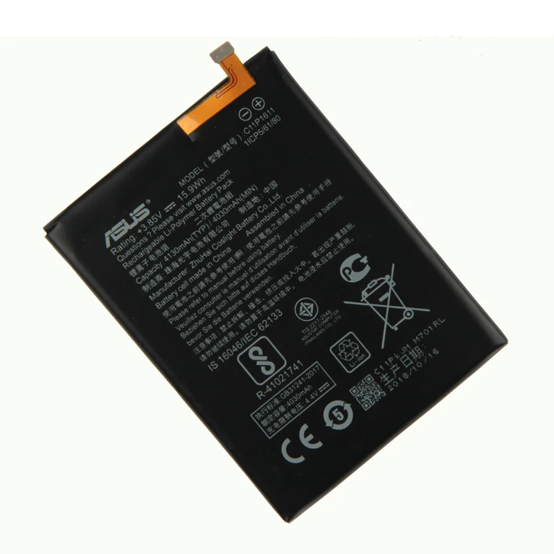 Сменный аккумулятор для ASUS Zenfone 3 Max ZC520TL X008 X008D Z01B запасная батарея 4130 мАч C11P1611 Смартфон батарея