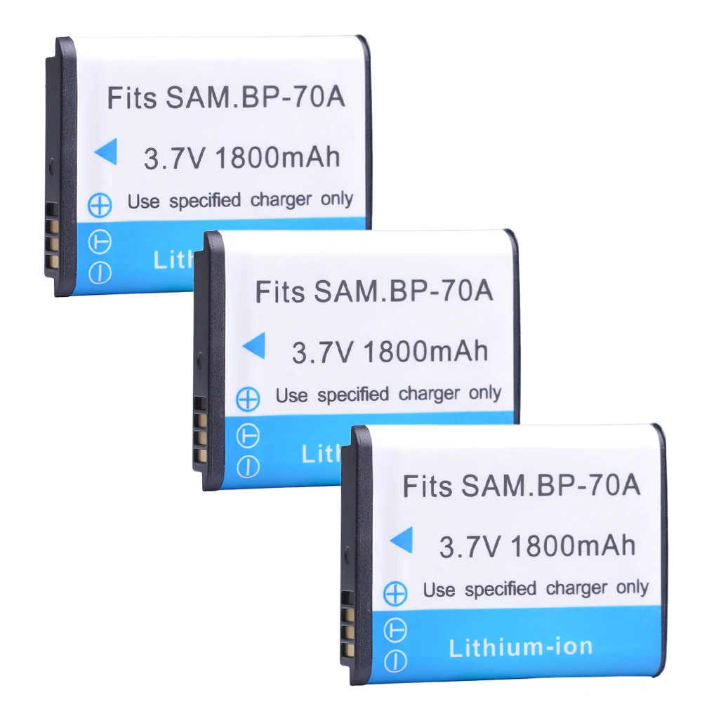 Аккумуляторная батарея 1800 мА · ч для Samsung ES65 ES70 ES71 ES73 ES74 TL105 TL110 PL100 SL50 SL600