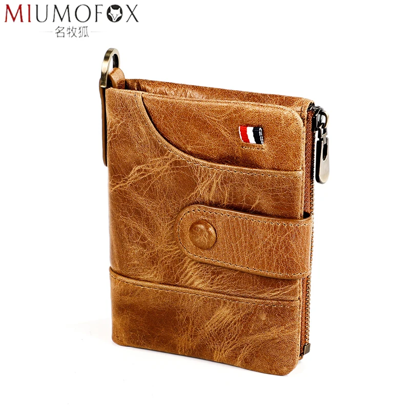 

Brand Genuine Leather Women Wallet with Card Holder Man Luxury Short Wallet Purse Zipper Wallets Casual Small Wallets Billfold
