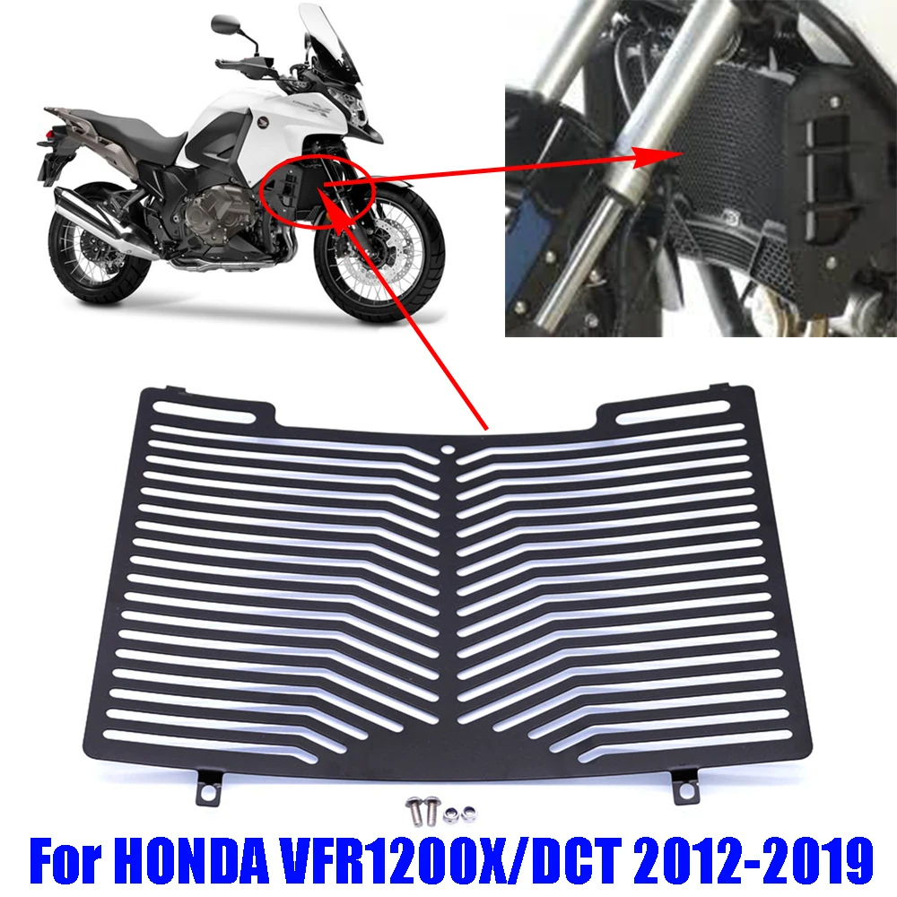 

Motorcycle Radiator Grille Guard Protector Grill Cover for HONDA VFR1200X VFR1200 DCT VFR1200 X VFR 1200 X VFR 1200X 2012-2019