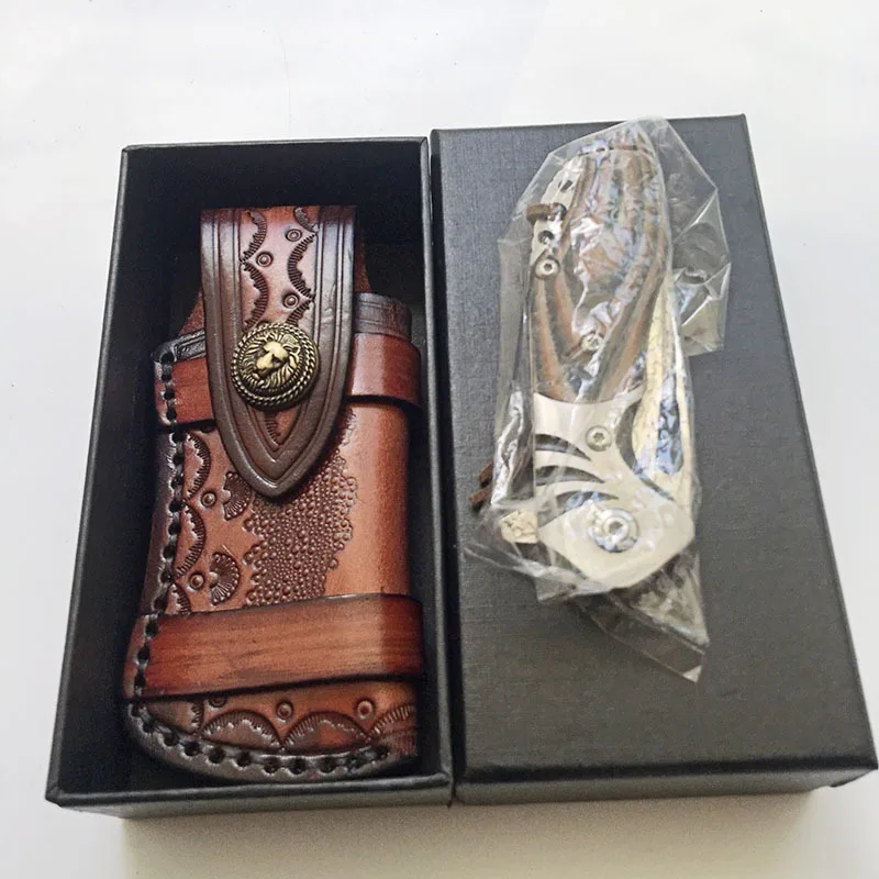 Нож ручной ковки из дамасской стали практичный тактический складной карманный