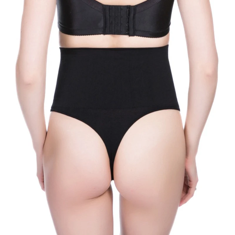 Женские сексуальные бесшовные стринги с высокой талией Корректирующее нижнее