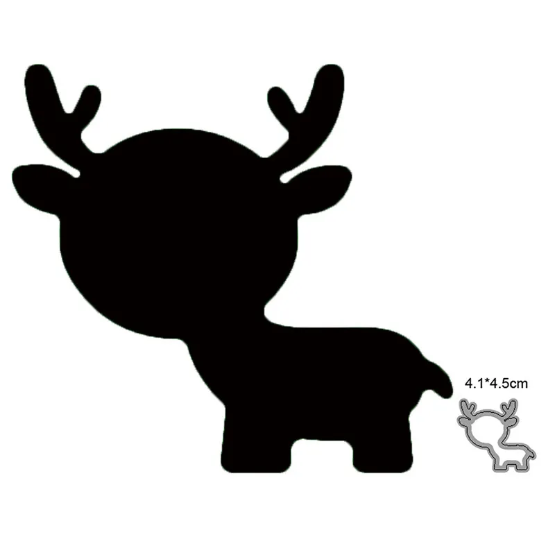 

Christmas Deer Metal Cutting Dies Stencils For DIY Scrapbooking Decoration Embossing Dies Cut Handcraft Dies Cutting Craft dies