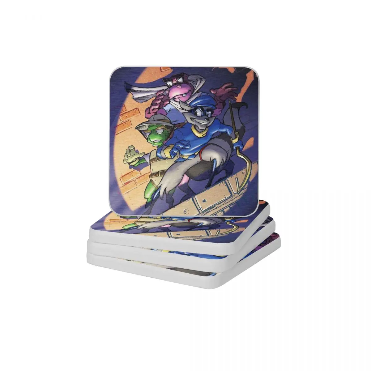 

Cooper Gang Diatomite Square Round Coaster Quick-drying Cup Bonsai Mat Soap Toothbrush Pad 10x10cm