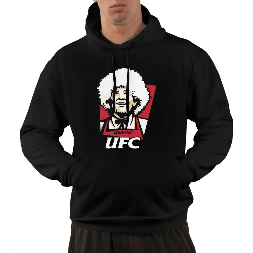 

Funny Khabib Nurmagomedov Streetwear Hoodies Men's Russia Hero Cotton Hooded Sweatshirts With Pocket Slim Fit Warm Pullover
