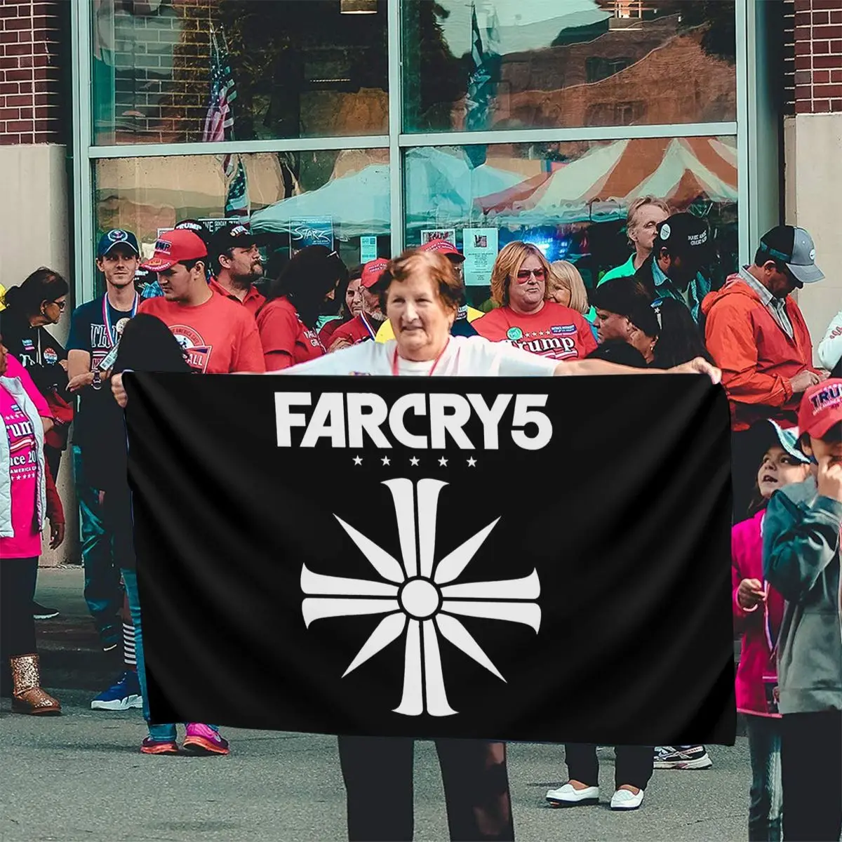 Far Cry 5 Ubisoft видеоигра логотип для взрослых мужчин печать зимний хипстер новый