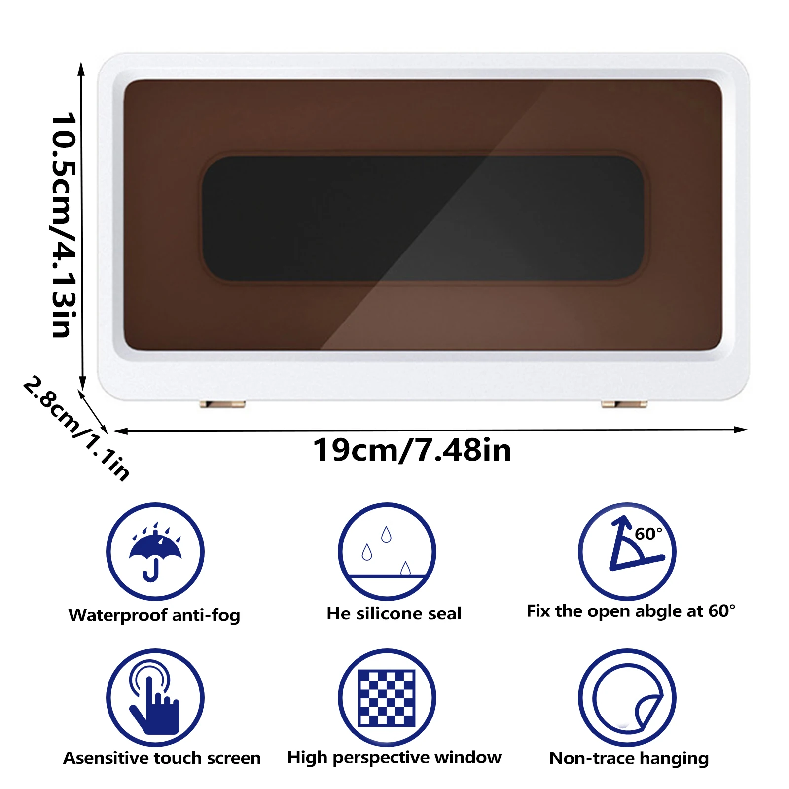 Чехол для телефона ванной настенный смеситель душа держатель Водонепроницаемый