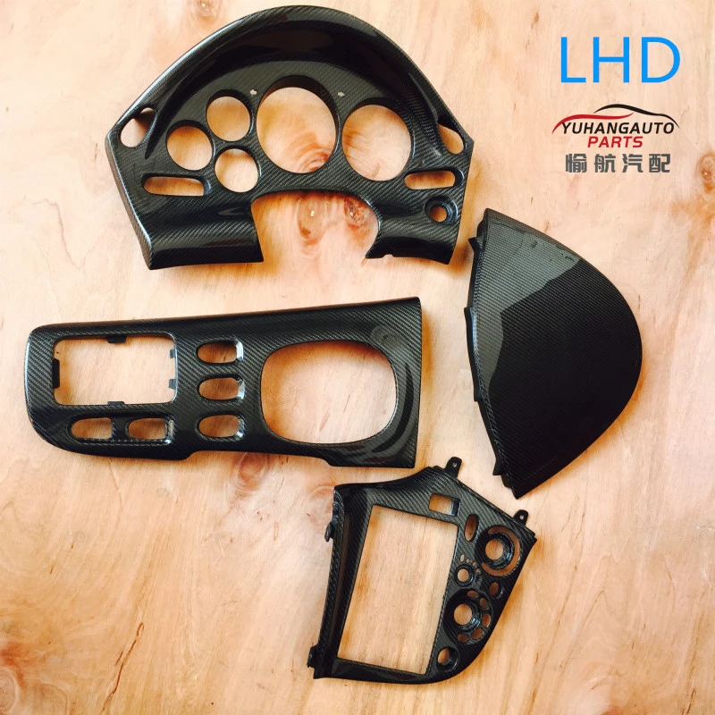 Панель переключения передач Für RX7 FD3S LHD Stil Carbon Messer Haube Gauge Lunette A/C und|Обвесы| |