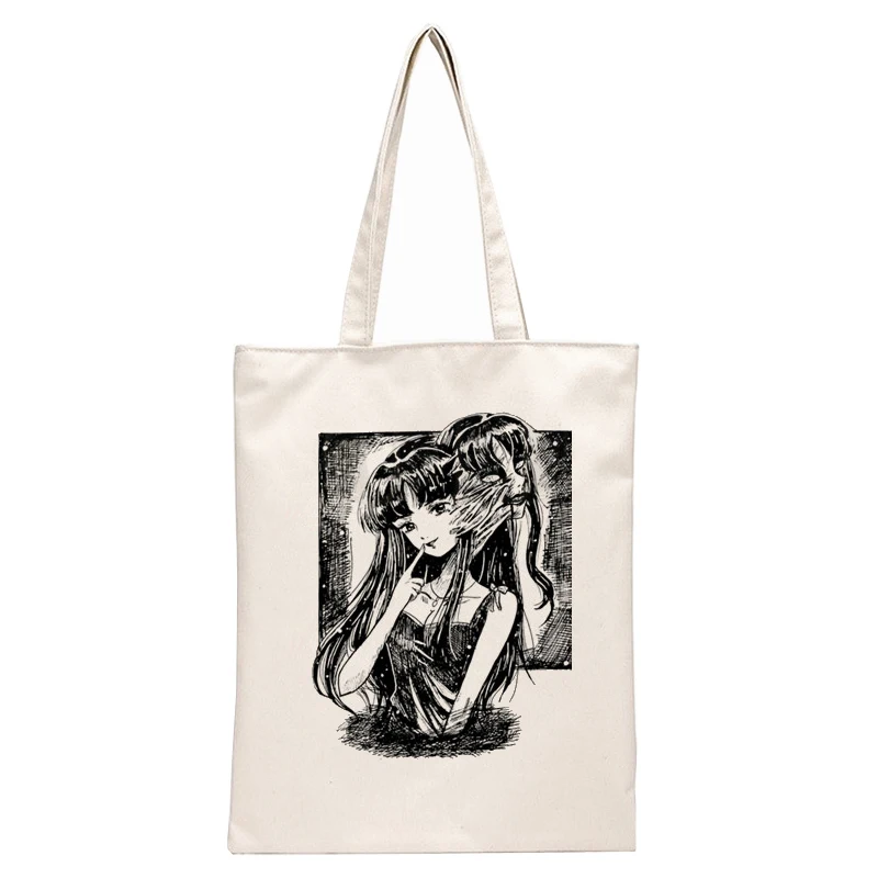 

Женская сумка для покупок Tomie Junji Ito Suehiro Maruo с принтом манги