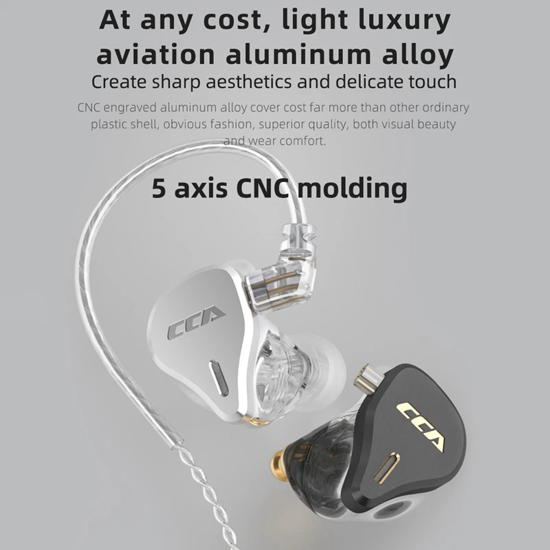 

CCa CS16 Pure Moving Iron Monitor Level HiFi Headset In-Ear Mobile Phone Computer Wired High-Quality Earphone